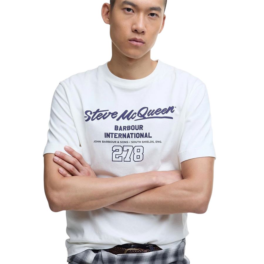 Colman Smq Graphic t-shirt da uomo Barbour International | MTS1437WH32